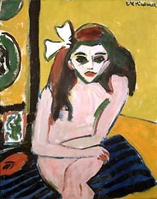 Ernst Ludwig Kirchner Marzella France oil painting art